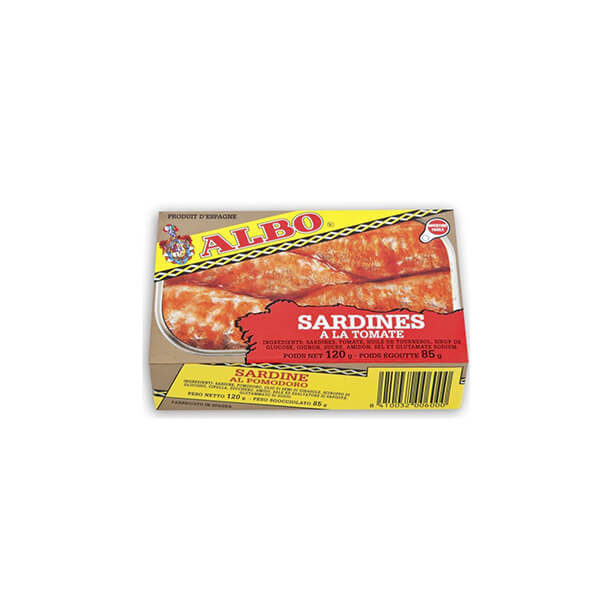 Sardines à la tomate "Albo" 120g